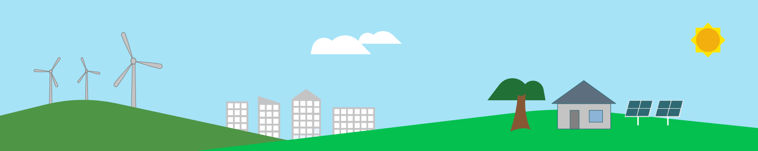 Listo PR escena montaña energia solar